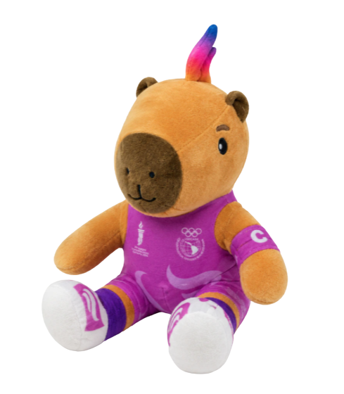 Peluche oficial de Capi, la mascota de los Juegos